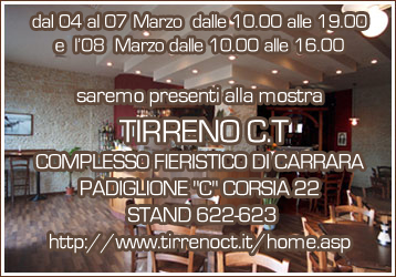 Tecnodolciaria. Arredamento locali pubblici.